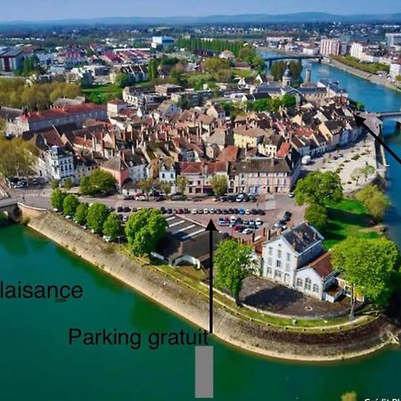 Appartement Avec Magnifique Vue Sur La Saone Et Son Balcon Chalon-sur-Saône Buitenkant foto